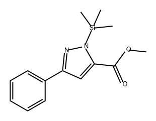 1H-Pyrazole-5-carboxylic acid, 3-phenyl-1-(trimethylsilyl)-, methyl ester