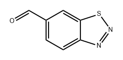 1,2,3-Benzothiadiazole-6-carboxaldehyde Struktur