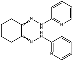 1,2-Cyclohexanedione bis[N2-(2-pyridyl)hydrazone] Struktur