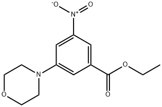 Benzoic acid, 3-(4-morpholinyl)-5-nitro-, ethyl ester