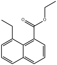 Ethyl 8-ethyl-1-naphthalenecarboxylate Struktur