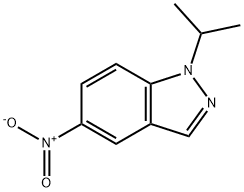 1H-Indazole, 1-(1-methylethyl)-5-nitro- Struktur