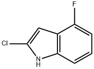 2-Chloro-4-fluoro-1H-indole Structure