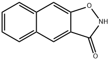 Naphth[2,3-d]isoxazol-3(2H)-one Struktur