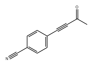 Benzonitrile, 4-(3-oxo-1-butyn-1-yl)- Struktur