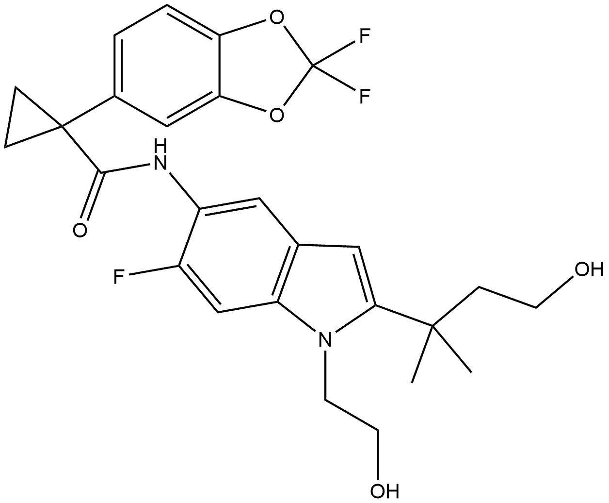 Tezacaftor Impurity 24 Struktur