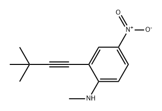 Benzenamine, 2-(3,3-dimethyl-1-butyn-1-yl)-N-methyl-4-nitro-