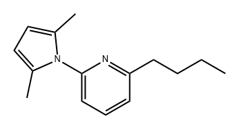 Pyridine, 2-butyl-6-(2,5-dimethyl-1H-pyrrol-1-yl)- Struktur