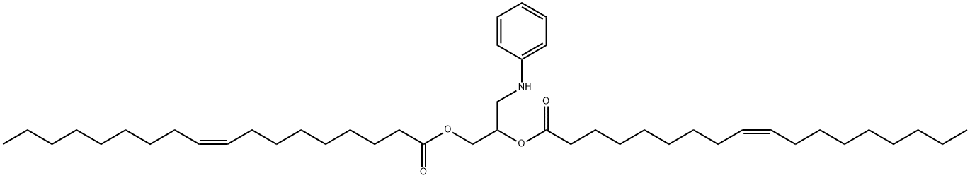 3-(N-phenylamino)-1,2-propanediol 1,2-dioleoyl ester Struktur