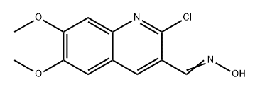 3-Quinolinecarboxaldehyde, 2-chloro-6,7-dimethoxy-, oxime