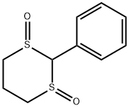 2-Phenyl-1,3-dithiane 1,3-dioxide Struktur