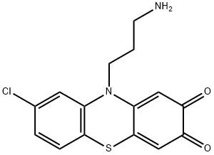 7,8-dioxo-N,N-didesmethylchlorpromazine Struktur