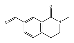 7-Isoquinolinecarboxaldehyde, 1,2,3,4-tetrahydro-2-methyl-1-oxo- Struktur