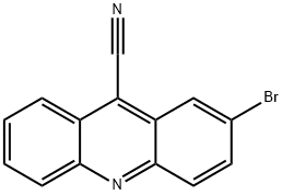 2-Bromoacridine-9-carbonitrile Structure