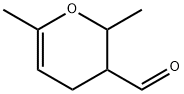 2H-Pyran-3-carboxaldehyde, 3,4-dihydro-2,6-dimethyl- Struktur