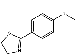 Thiazole, 4,5-dihydro-2-(4-(dimethylamino)phenyl)- Struktur