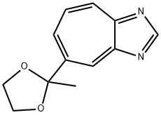 5-(2-METHYL-1,3-DIOXOLAN-2-YL)CYCLOHEPTIMIDAZOLE Struktur