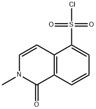 5-Isoquinolinesulfonyl chloride, 1,2-dihydro-2-methyl-1-oxo- Struktur