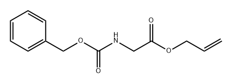 Glycine, N-[(phenylmethoxy)carbonyl]-, 2-propen-1-yl ester Struktur