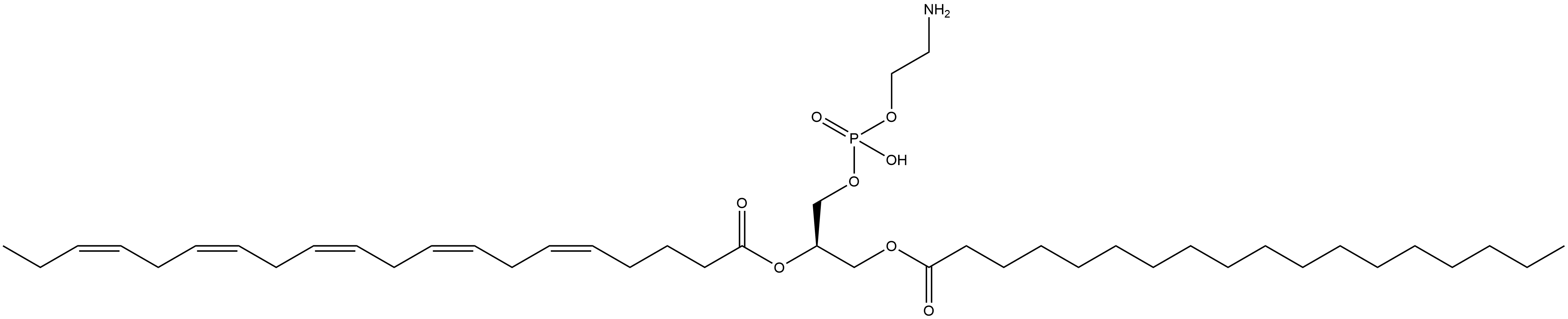 1-Stearoyl-2-Eicosapentaenoyl-sn-glycero-3-PE Struktur