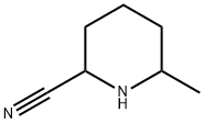 2-Piperidinecarbonitrile, 6-methyl- Struktur