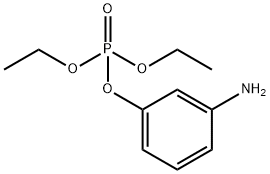 Phosphoric acid, 3-aminophenyl diethyl ester Struktur