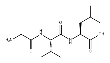 L-Leucine, glycyl-L-valyl- Struktur