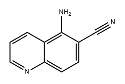 6-Quinolinecarbonitrile, 5-amino- Struktur