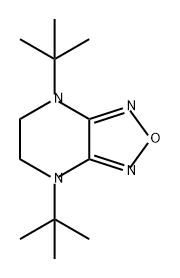 [1,2,5]Oxadiazolo[3,4-b]pyrazine, 4,7-bis(1,1-dimethylethyl)-4,5,6,7-tetrahydro- Struktur