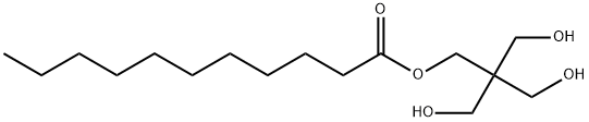 Undecanoic acid 3-hydroxy-2,2-bis(hydroxymethyl)propyl ester Struktur