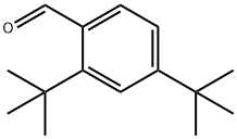 Benzaldehyde, 2,4-bis(1,1-dimethylethyl)- Struktur