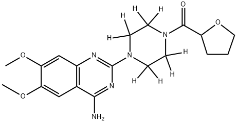 Terazosin (piperazine D8) Struktur