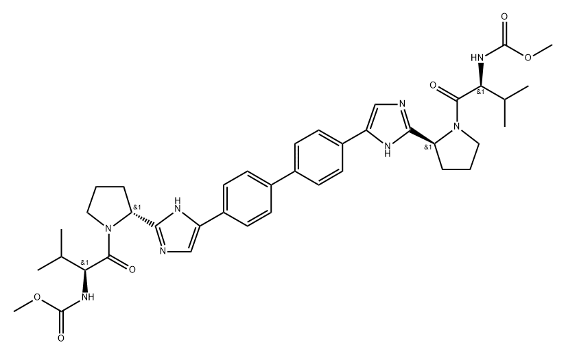 Daclatasvir Impurity 5 (SRSS-Isomer) Struktur