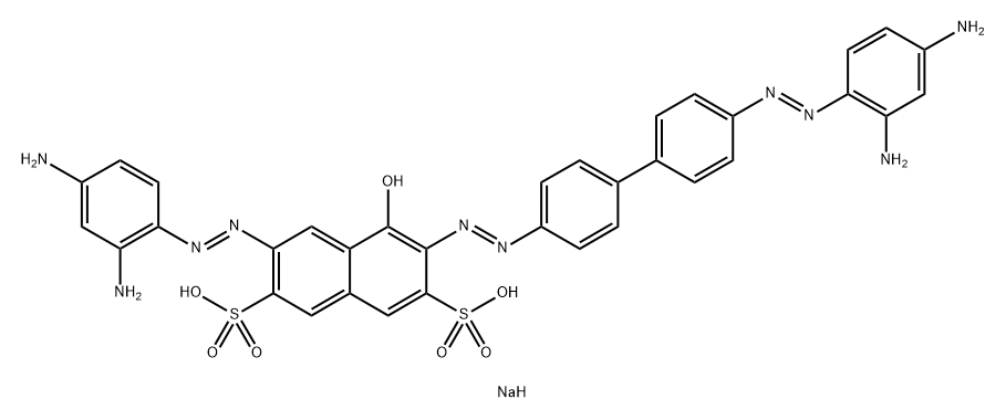 C.I. Direct brown 151, disodium salt Struktur