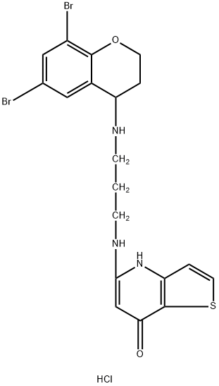 REP 3123 dihydrochloride Struktur