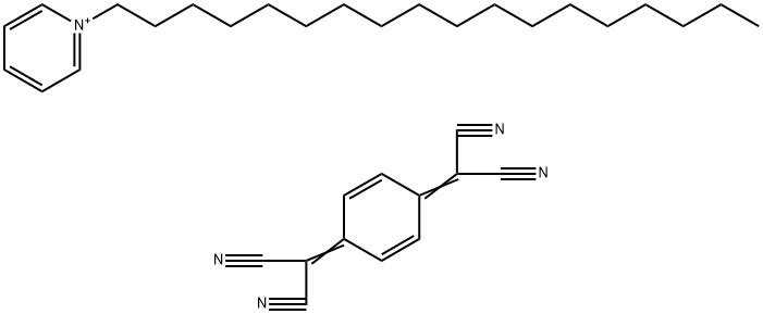 Octadecylpyridinium-7,7,8,8-tetracyanoquinomethane Struktur