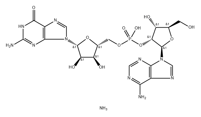 ADENYLYL-2-5-GUANOSINE AMMONIUM Struktur