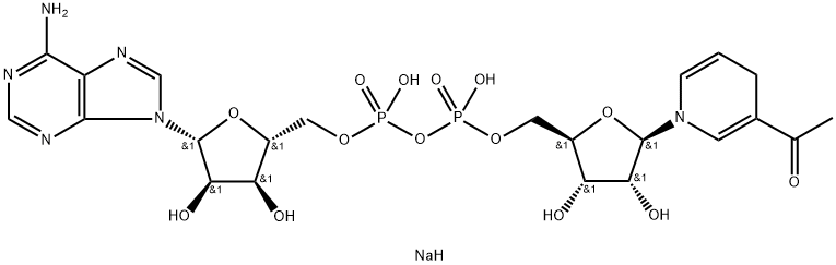 3-ACETYLPYRIDINE ADENINE DINUCLEOTIDE Struktur