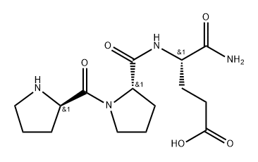 H-D-Pro-Pro-Glu-NH Struktur