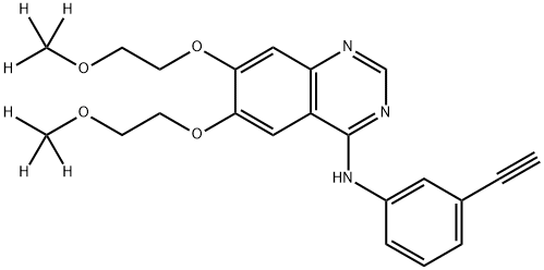 Erlotinib D6 Struktur