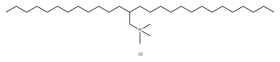 DODECYLHEXADECYLTRIMONIUM CHLORIDE Struktur