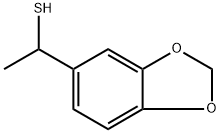 1,3-Benzodioxole-5-methanethiol, α-methyl- Struktur