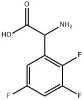 2-amino-2-(2,3,5-trifluorophenyl)aceticacid Struktur