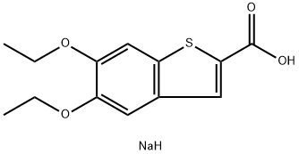 Tibenelast (sodium) Struktur