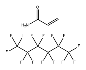 2-Propenamide, telomer with 1,1,1,2,2,3,3,4,4,5,5,6,6-tridecafluoro-6-iodohexane Struktur