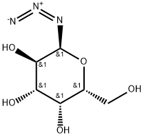 α-D-Galactopyranosyl azide Struktur