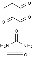 UREA,POLYMERWITHETHANEDIAL,FORMALDEHYDEANDPROPANAL Struktur