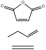 2,5-Furandione, polymer with 1-butene and ethene, graft Struktur