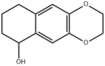 2,3,6,7,8,9-hexahydronaphtho[2,3-b][1,4]dioxin-6-ol Struktur