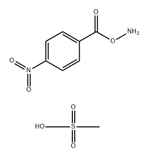 Benzoic acid, 4-nitro-, azanyl ester, methanesulfonate (1:1)